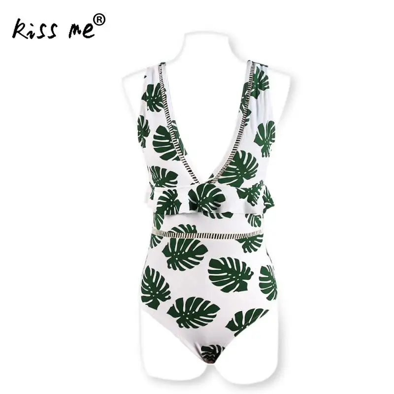 Сексуальный Монокини для женщин купальники с глубоким V образным вырезом