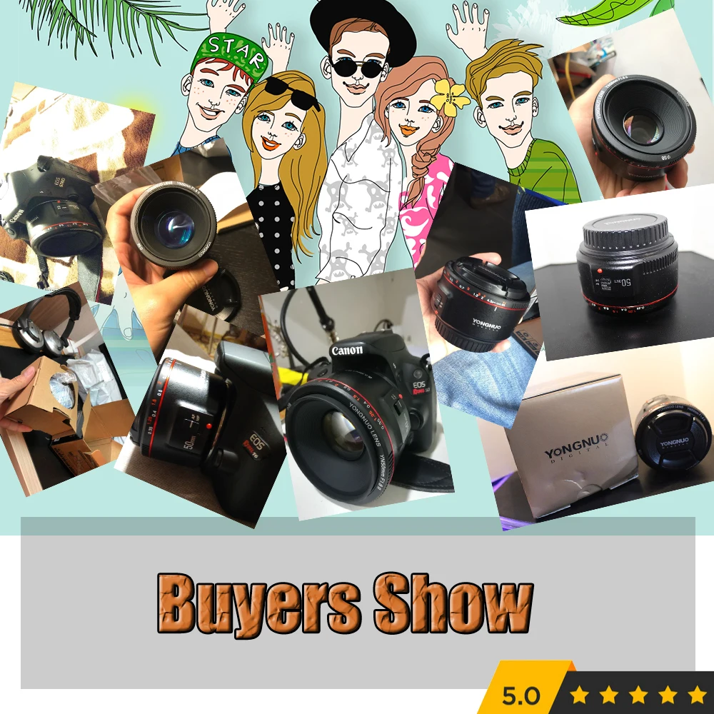 Объектив YONGNUO YN50mm F1.8 II с большой апертурой и автофокусом для камеры Canon EOS 70D 5D2 5D3 600D DSLR с тканевой сумкой для объектива