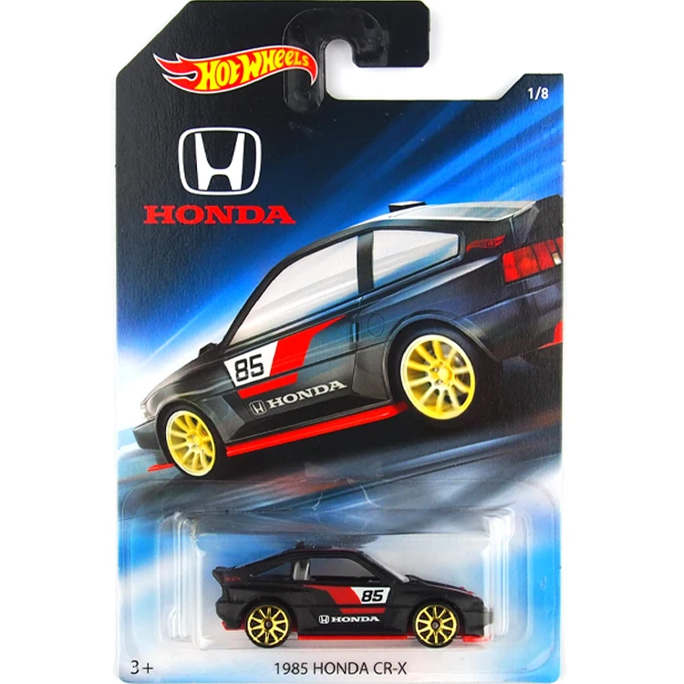 8 шт./компл. 90 Honda CIVIC EF 70th юбилейный металлический литой автомобиль коллекция