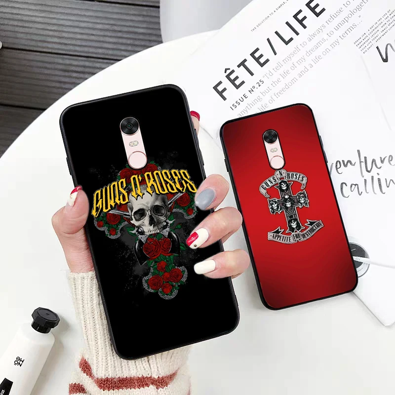 Lavaza Guns n roses силиконовый чехол для телефона Xiaomi Redmi 4A 4X 5 5A 6 6A 7 7A 8 8A K20 Pro Plus S2 Go |