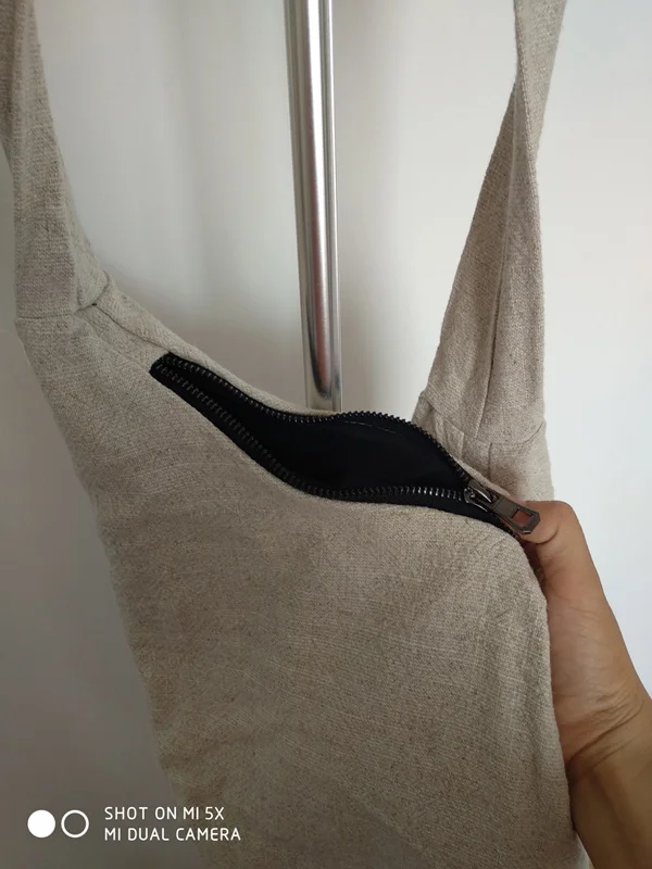 2019 женские хлопковые тканевые сумки повседневные льняные на плечо Женская