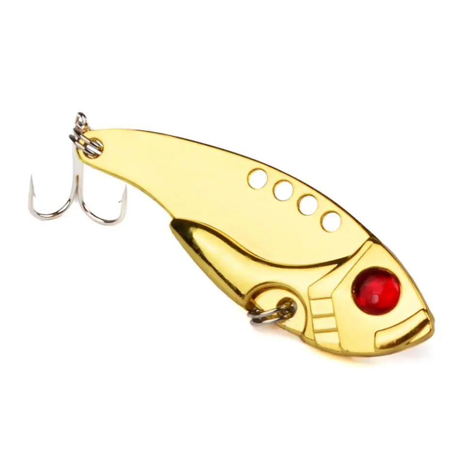 

5pcs/lot Mini VIB Fishing Lures 5cm/11g Sinking Bait 3 Colors with 6# Hook
