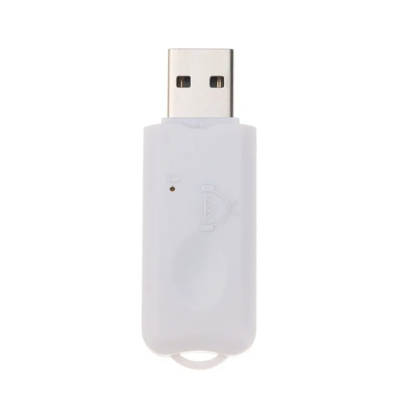 С микрофоном, Мини Bluetooth, приемник громкой связи, USB Aux, беспроводной аудио адаптер для автомобиля, динамик, MP3, музыкальный плеер, без кабеля 3,5 мм
