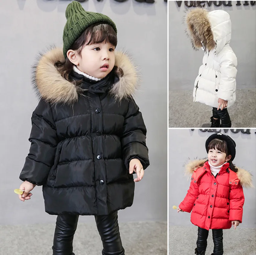 Boys Winter Coats Baby Girls Jacket Kids Warm Outerwear Children Coat 2018 Fashion Clothing Thick Hooded jackets | Детская одежда и