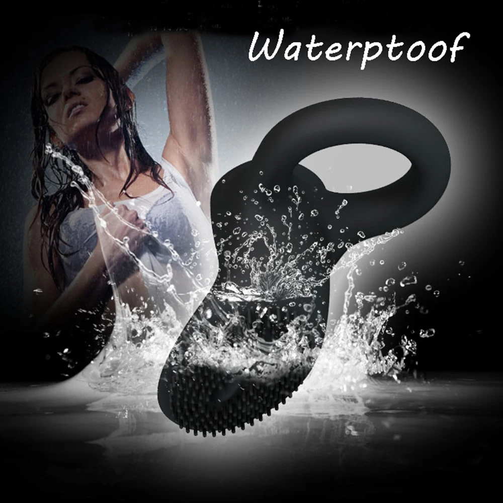 Силиконовый Вибрирующий фиксатор для пениса мягкий Стимулятор клитора вибратор