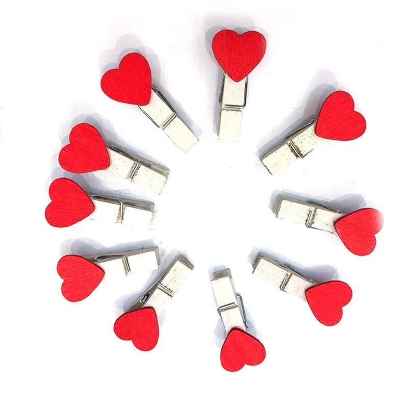 30 шт./лот оптовая продажа мини деревянные бумажные зажимы для сообщений