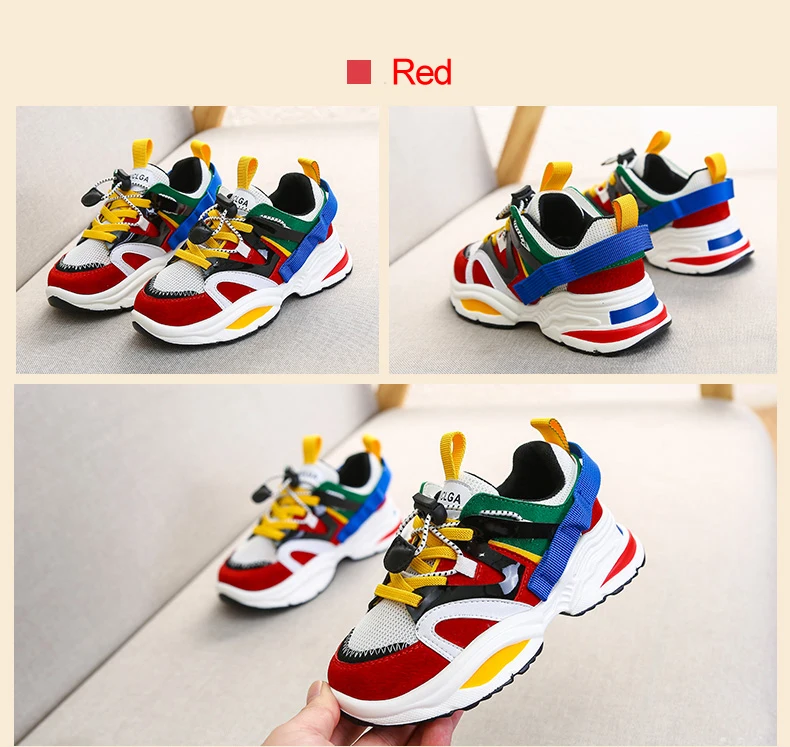 CCTWINS KIDS/ весенние детские модные спортивные кроссовки для маленьких девочек; Брендовые повседневные кроссовки из натуральной кожи для мальчиков; Цвет Черный; FS2572