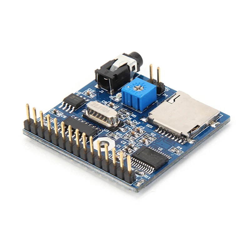 LEORY воспроизведения голоса, зарядная Модульная плата MP3 напоминание для Arduino DC5V 1A MP3 голосовые подсказки Поддержка MP3/WAV 16 GB TF карты для "сделай сам"