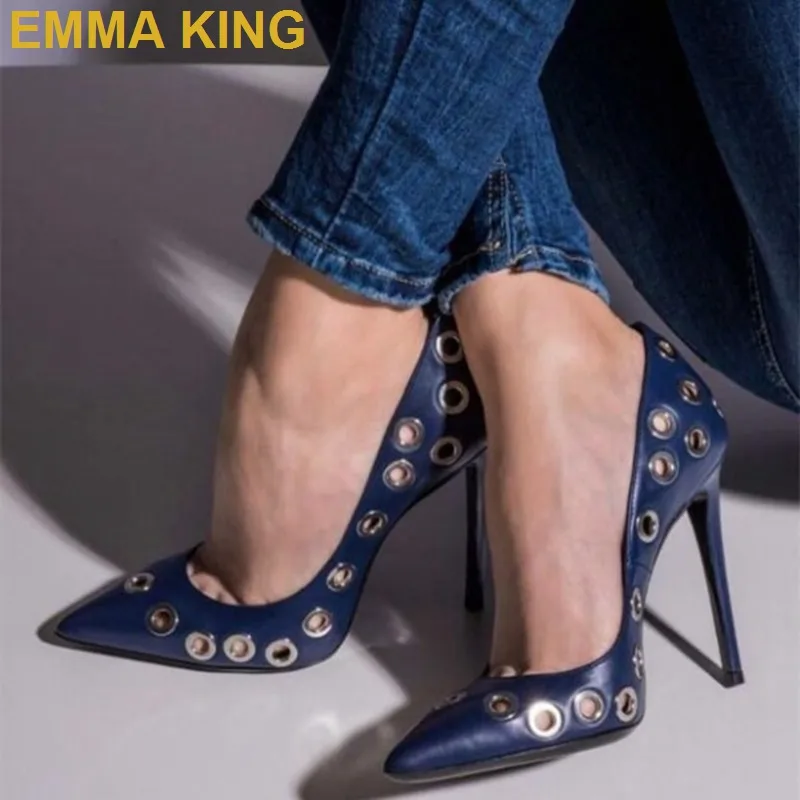 EMMA KING 2019 Фирменная Новинка Модное плиссированное платье в морском шпильки Узкие