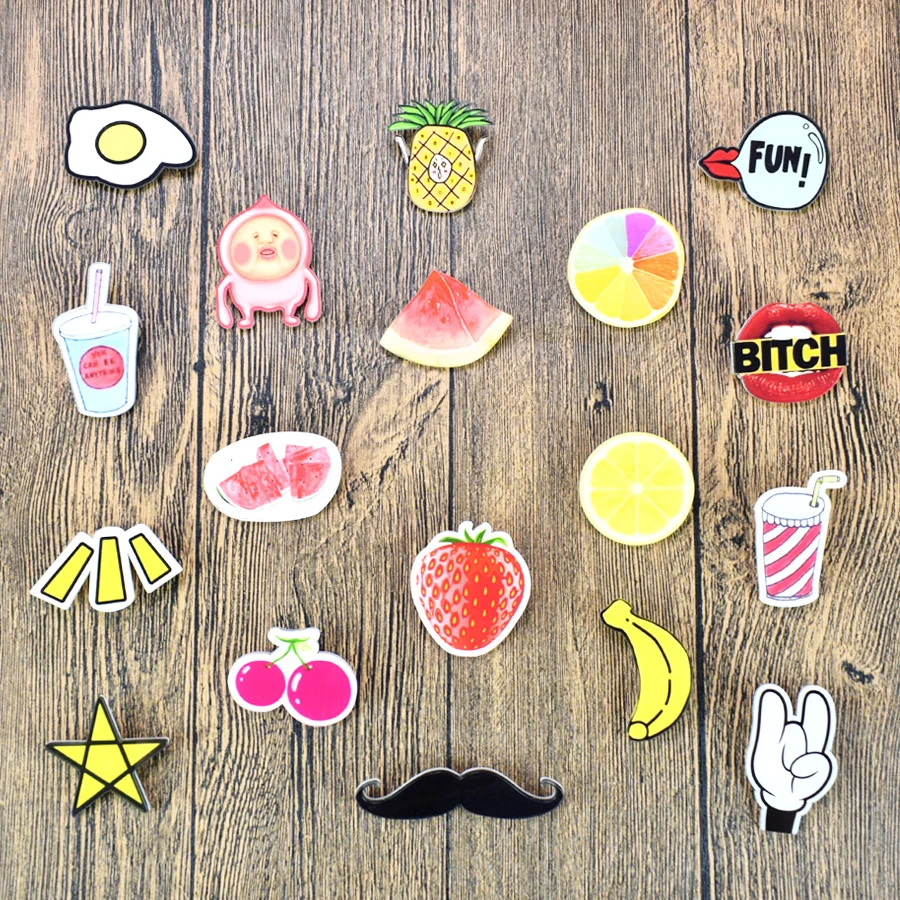 1 шт. Мультяшные значки на булавке каваи значок акриловая булавка На брошь для