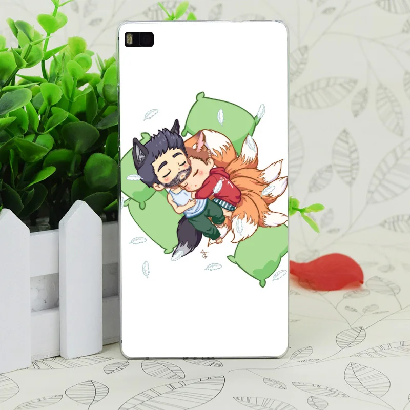 C2958 Bonus Sleepy Sterek Spin Transparent Hard Thin Case Skin Cover For Huawei P 6 7 8 9 Lite Plus Honor 4C 4X G7 |