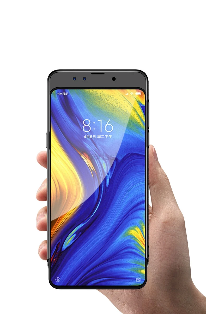 Тонкий магнитный беспроводной Чехол для зарядного устройства для Xiaomi mi 9 mi x 2S тонкий противоударный чехол для внешнего аккумулятора градиентная крышка из закаленного стекла