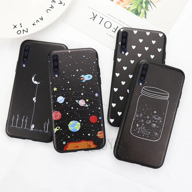 Мультфильм шаблон чехол для телефона для samsung Galaxy A50 A30 A70 S10E J4 J6 J8 A7 A9 A8 A6 S8 S9 S10 Plus Note 8 9 M10 M20 крышка
