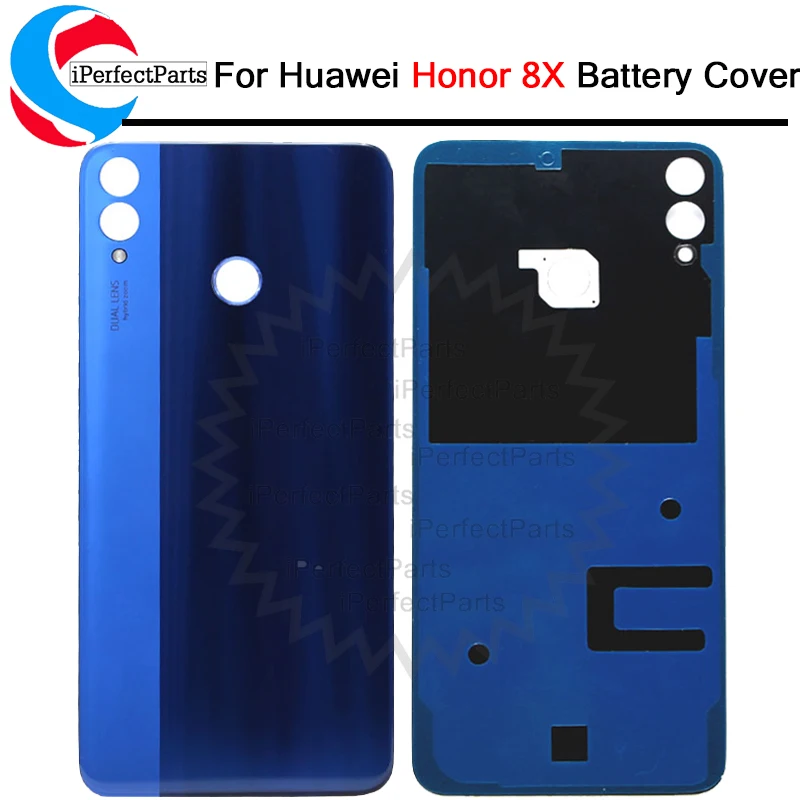 6 5 ''задний корпус для Huawei Honor 8X Задняя крышка батареи задняя дверца чехол 3D