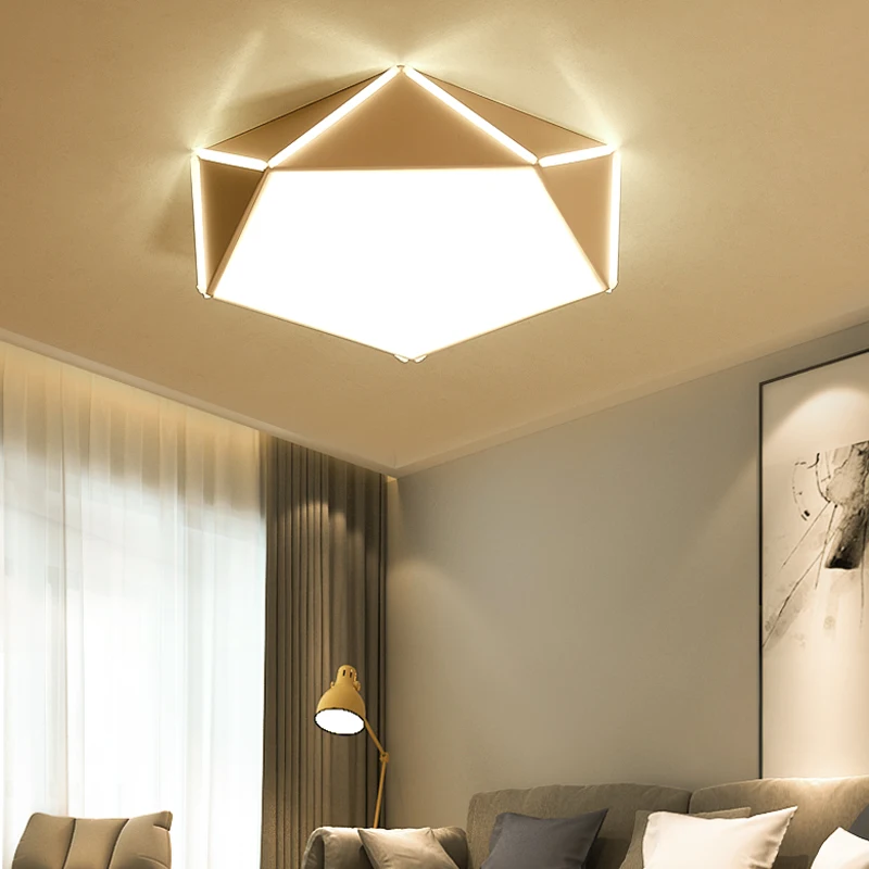 Минималистичная черная/белая художественная современная светодиодная Люстра