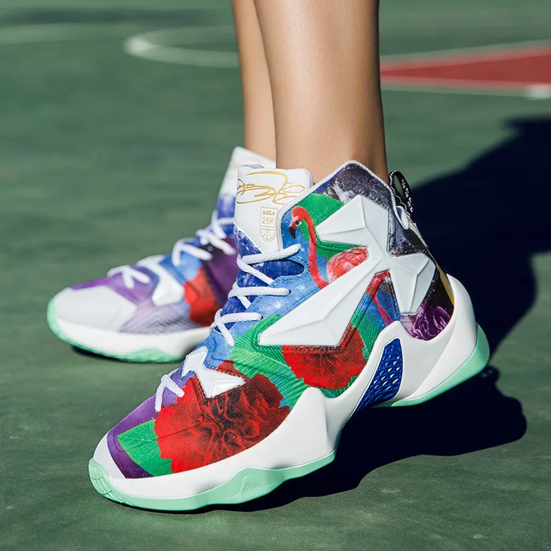 Новинка 2019 года сезон весна Мужская обувь в стиле хип хоп Джеймс 13th generation Kobe Wild