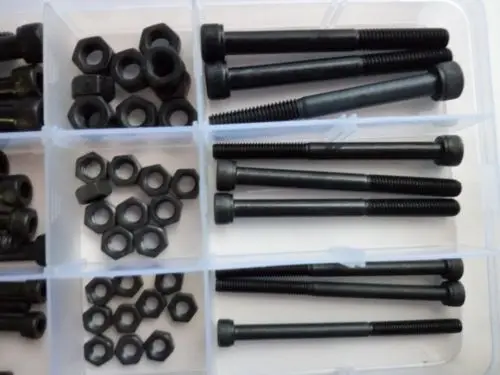 57 шт. шестигранные шурупы M4 M5 M6 12 9 класса|nut|nut allergiescap pvc |