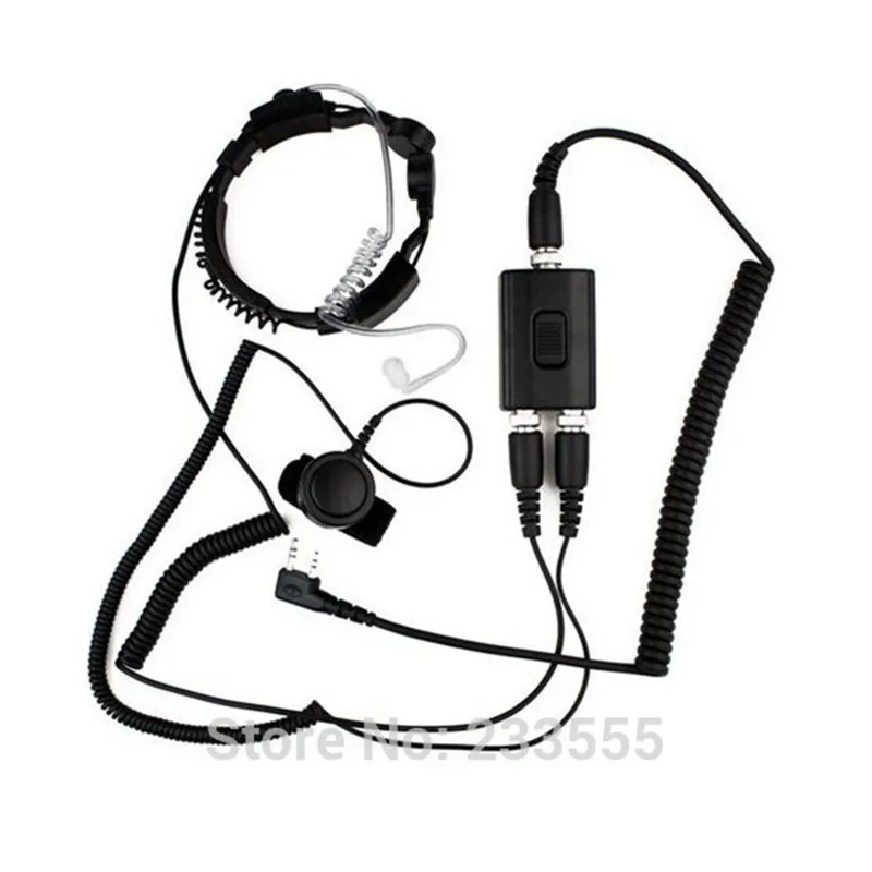 

NEW Details about Military Police Throat Mic Air Tube Headset for baofeng UV-3R Plus 666S 777S 888S