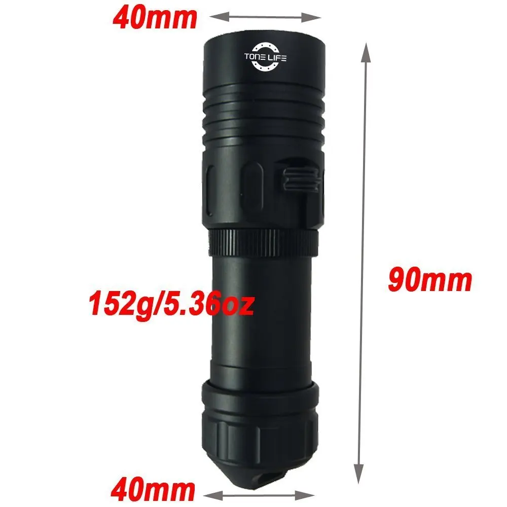 1000LM Cree маска для подводного плавания светодиодный фонарь дайвинга 150 м