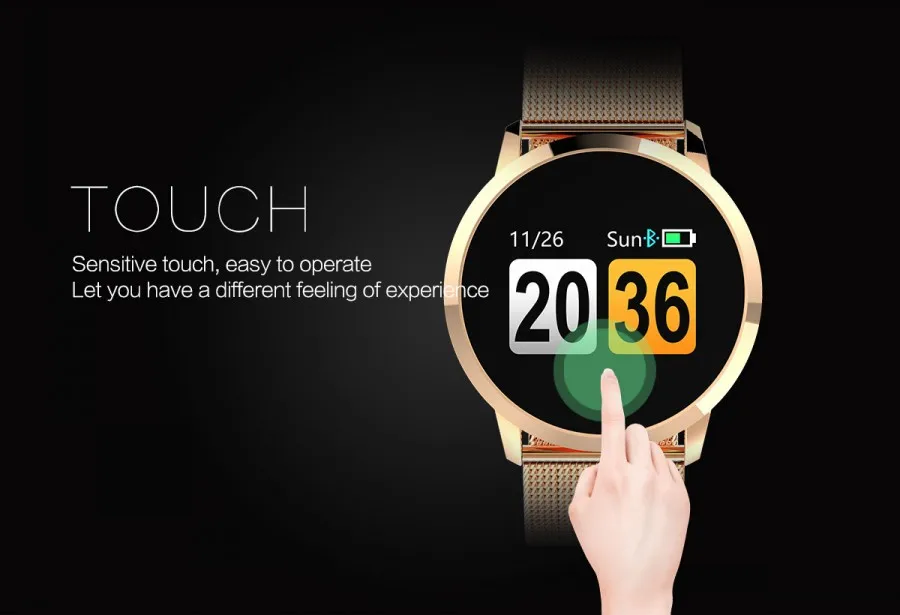 Teamyo Q8, умные часы для измерения артериального давления, OLED, цветной экран, Смарт-часы для женщин, модный фитнес-трекер, браслет, монитор сердечного ритма