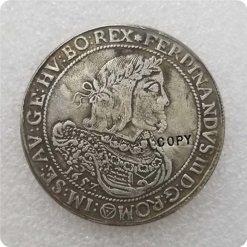 1652 Австрия хабсбург 1 thaler Ferdinand III (Vienna) копия монет|Безвалютные монеты| |