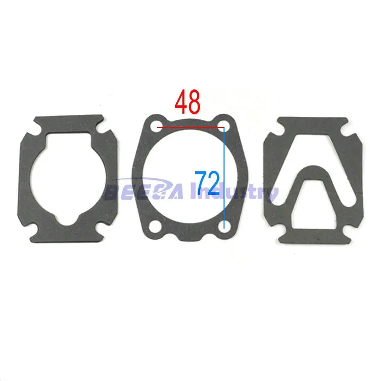 3pcs/set paper washer, valve plate gasket, cylinder gasket, cylinder cover gasket for direct driven air compressor 42/47/48
