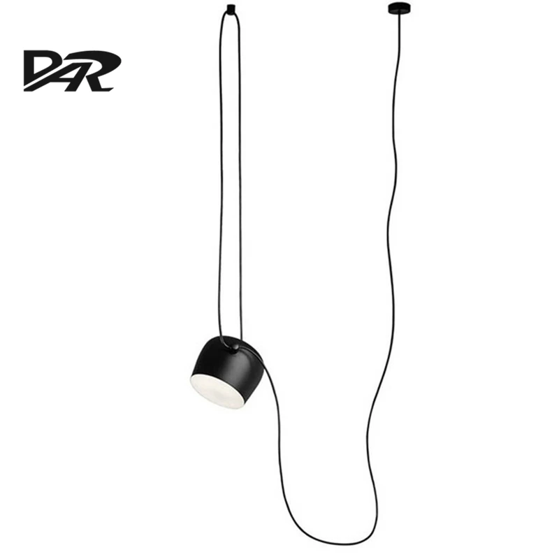 Современная ударная люстра Snare освещение белый/черный алюминиевый абажур E27