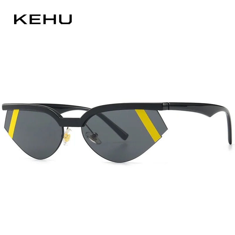 Женские солнцезащитные очки с кошачьим глазом KEHU брендовые дизайнерские