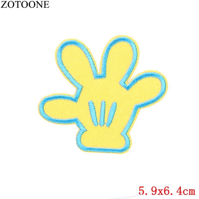 ZOTOONE блестки кошка собака Роза нашивки в форме единорога для одежды железо на буквенные нашивки значки-наклейки пришить на дешевые вышитые нашивки B - Цвет: PE0466