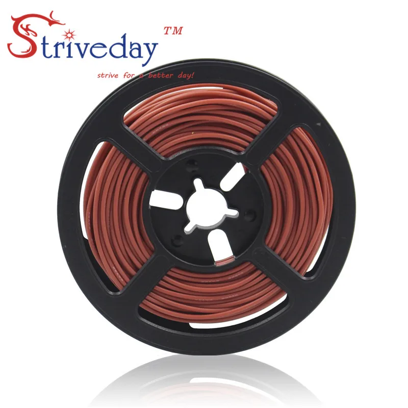 

100 meters/roll 328ft 22AWG Flexible Silicone Rubber Wire Tinned Copper line RC Cable DIY with 10 colors to choose from