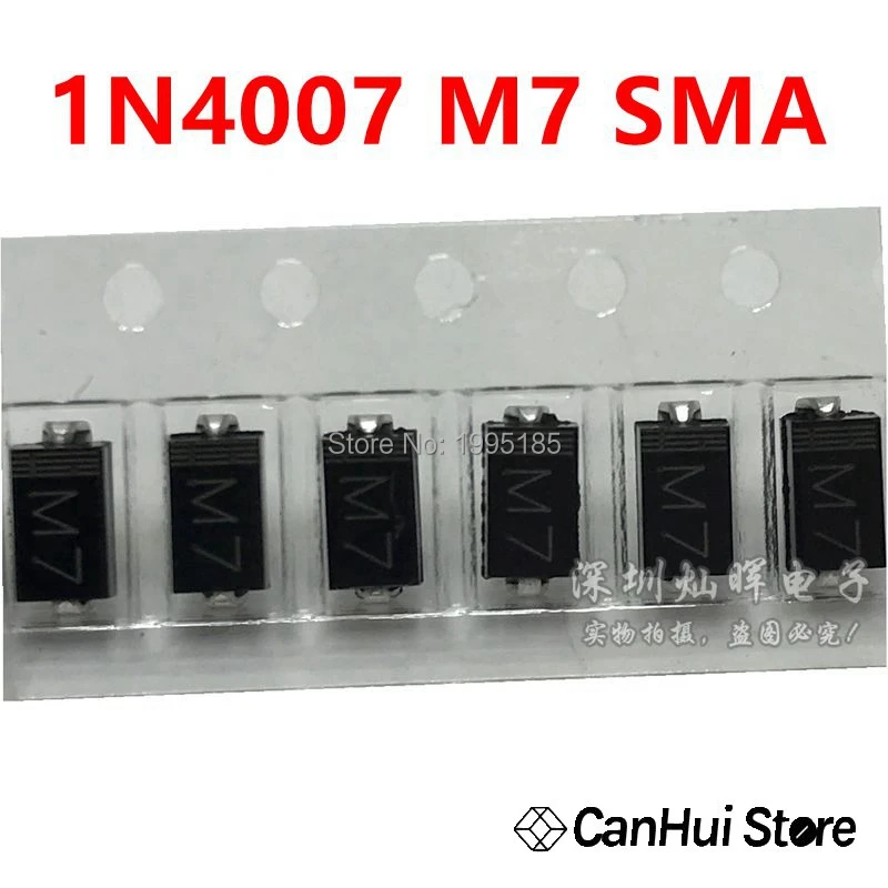 

100 ., M7 1N4007 SMD 1A 1000 , , , shiiping