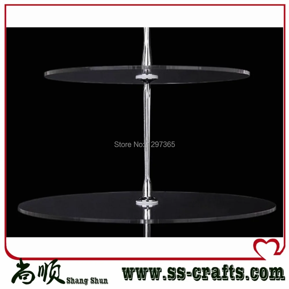 3 уровневая акриловая круглая подставка для кексов/Подставка кексов на день