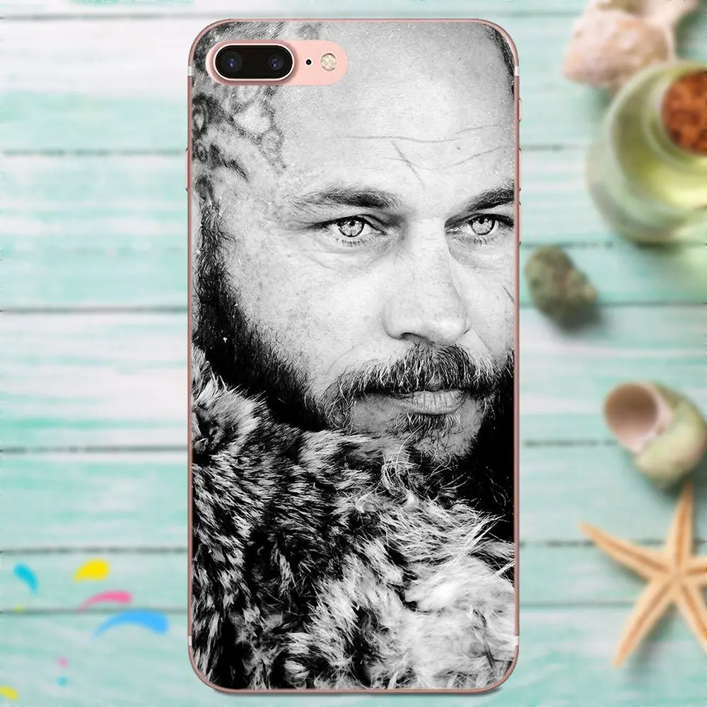 Ragnar Lothbrok Vikings Мода для Apple iPhone X XS Max XR 4 4S 5 5C 5S SE 6 6S 7 8 Plus Мягкий ТПУ горячая