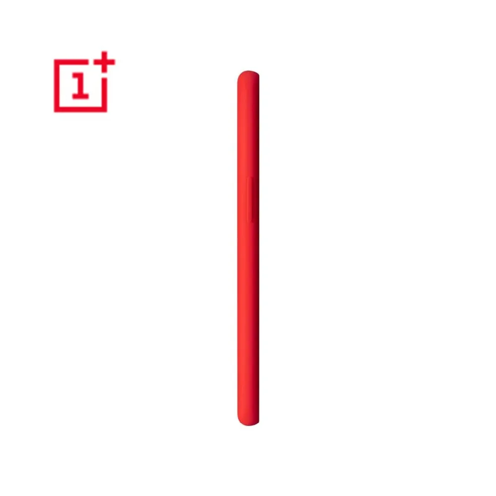 Официальный силиконовый защитный чехол для OnePlus 6 T красный Оригинальный One Plus + PC |