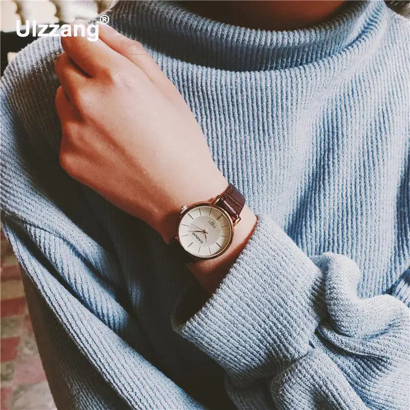 2018 модные парные часы из натуральной кожи популярные повседневные Кварцевые