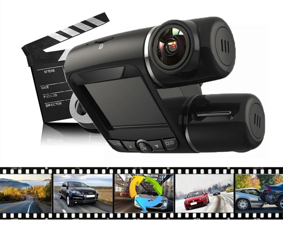 AfmoDVR Dash Cam FHD Dual 1080 P + Автомобильный dvr видеомагнитофон Camer видеорегистратор