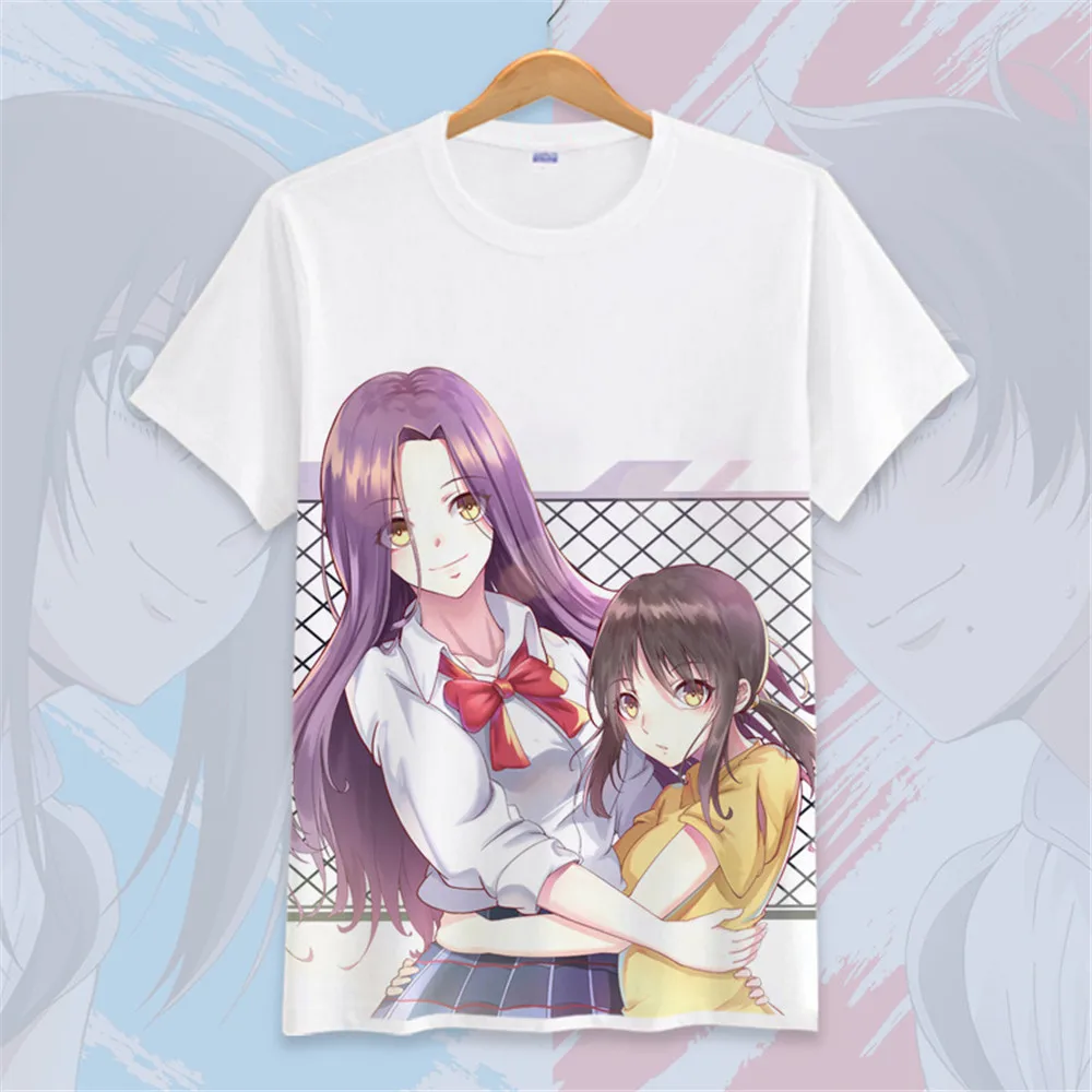 Новый аниме Hanebado! Костюмы для косплея Hanesaki Ayano Riko Izumi Базовая футболка с принтом
