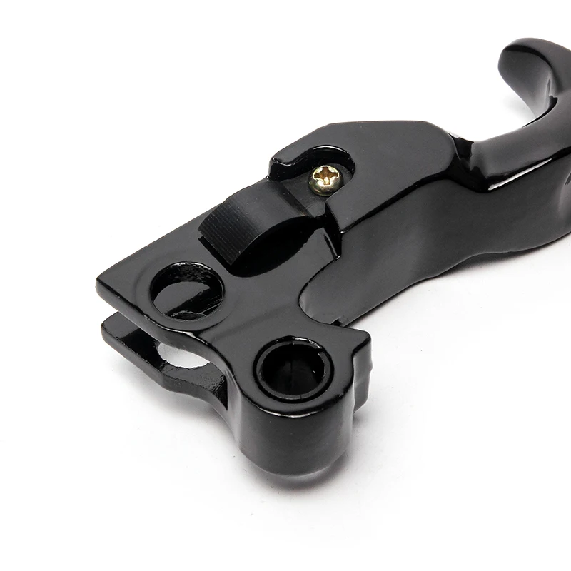 Triclicks Motorcycle Black Hand Levers Clutch Brake Lever Handlebar For Harley Sportster 883 1200 Softail Dyna Road King Touring |