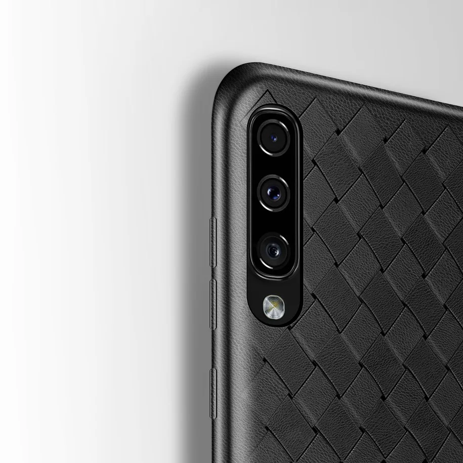 Ткачества чехол для Samsung Galaxy A10 A20 A30 A50 A40 A60 A70 A 20S тонкий мягкий из ТПУ M30 M20 M10