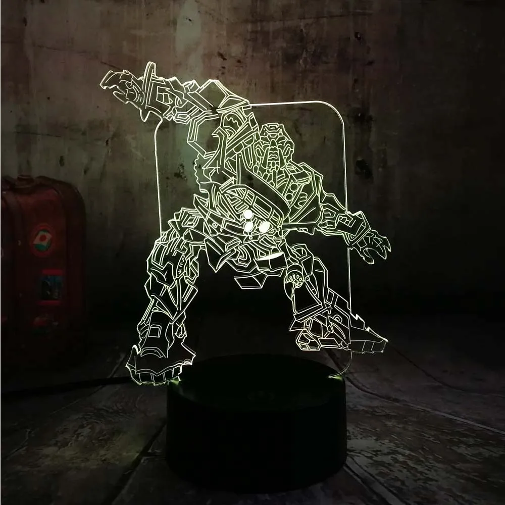 3D лампа с храповым механизмом трансформатор Автоботы скорая помощь робот