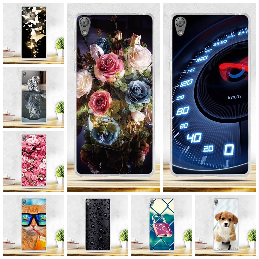 Чехол с рисунком для Sony Xperia E5 5 0 дюйма задняя крышка телефона E мягкие чехлы из ТПУ