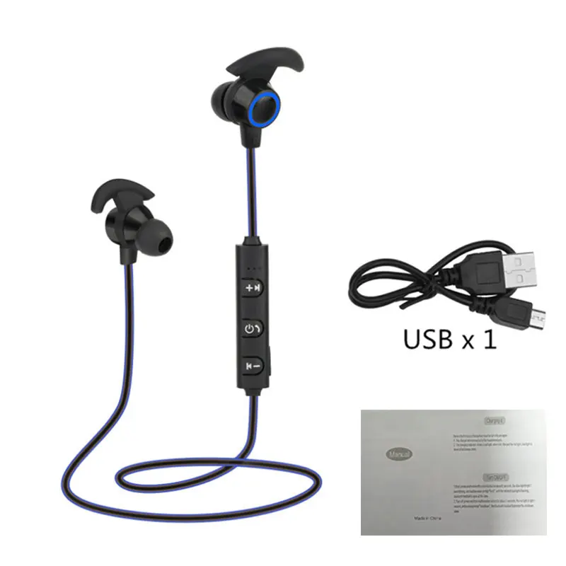 AX-02 Bluetooth Earphone Sports Noise Reduction Stereo Bass Bluetooth Headset Wireless Earbuds Handsfree With Mic For All Phones