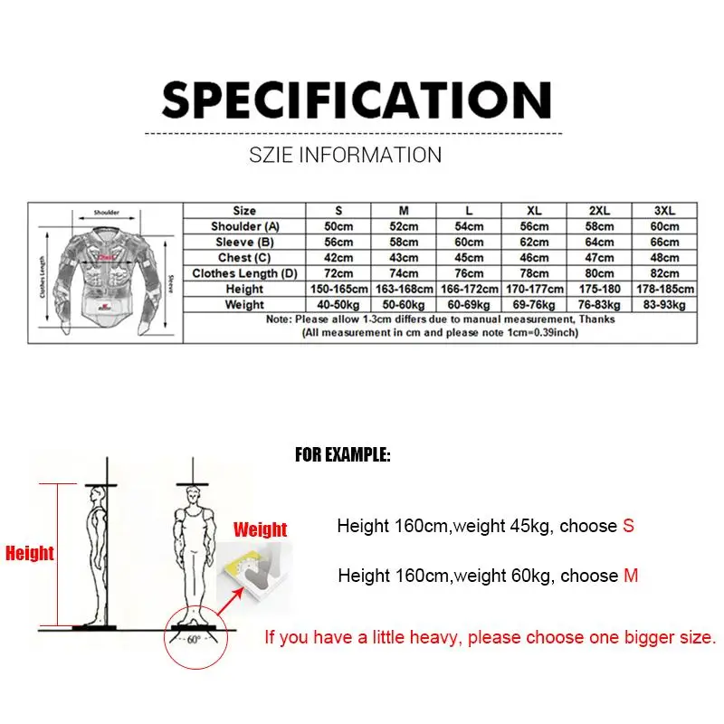 HEROBIKER мотоциклетная куртка Защита тела Броня Мотокросс Мото куртка Защитное снаряжение Мотоциклетные Куртки с защитой шеи