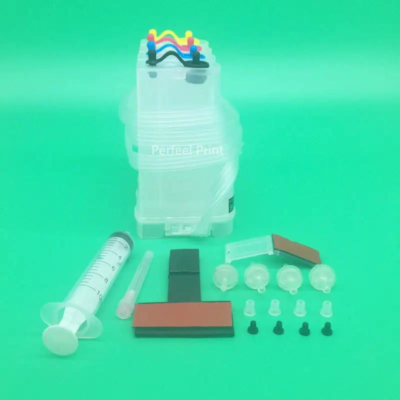 4 цвета УНИВЕРСАЛЬНЫЙ РЕЗЕРВУАР СНПЧ сделай сам без чернил для струйного