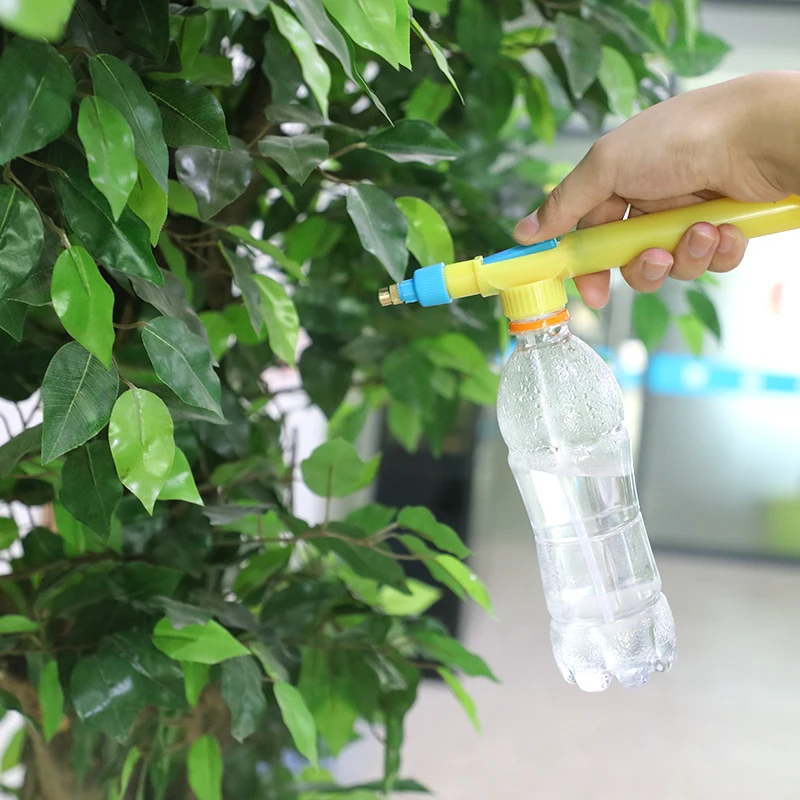 Пластиковая тележка пистолет распылитель бутылки Насадка давления воды