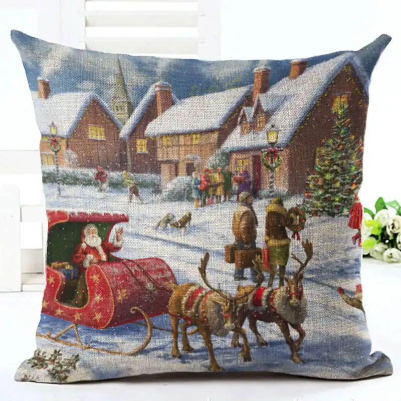 2020New Year рождественские украшения для дома Navidad Natal декоративные лыжные подушки