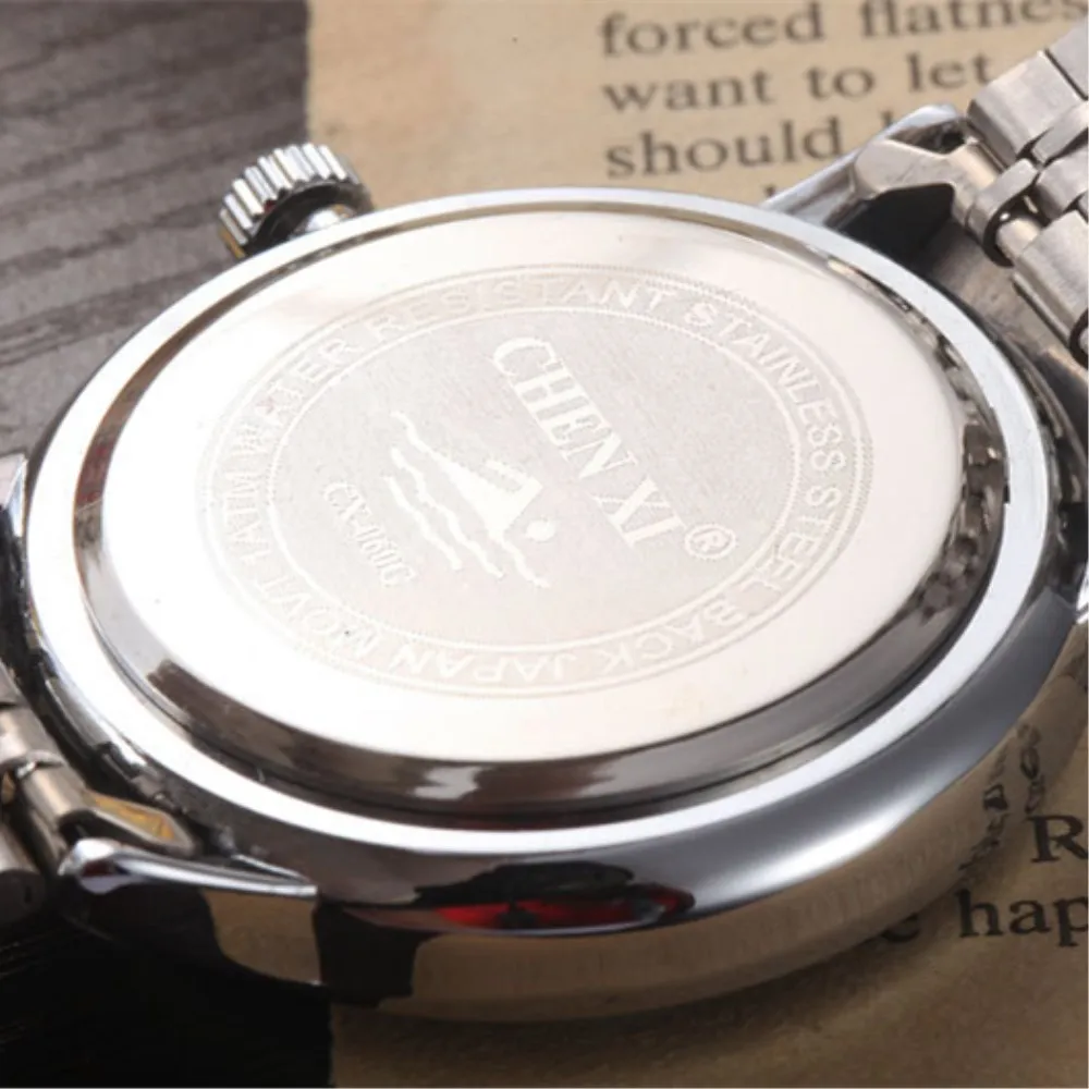 Мужские часы ведущей марки CHENXI мужские со стальным браслетом высококачественные