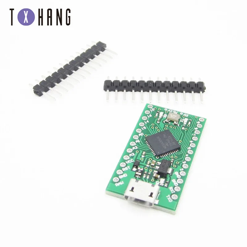 Pro Micro для arduino Mini ATmega32U4 5 В/16 МГц модуль с 2-рядным штыревым разъемом Leonardo |