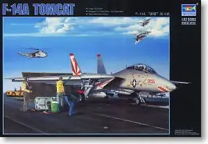 Trumpeter 1/32 Масштаб Модель 03201 F 14A Tomcat Перевозчик боец *|1/32 scale|scale modelsfighter model |