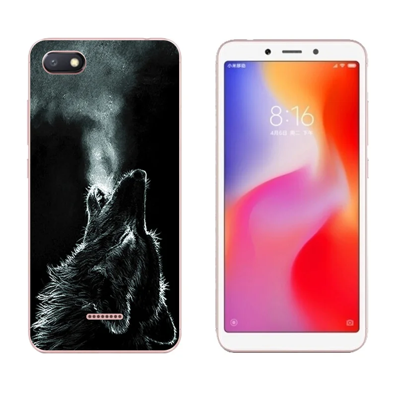Полностью Защитный чехол для телефона Xiaomi Redmi 6A роскошный мягкий из ТПУ с